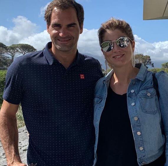 Myla Rose Federer's parents, Roger Federer and Mirka Federer.